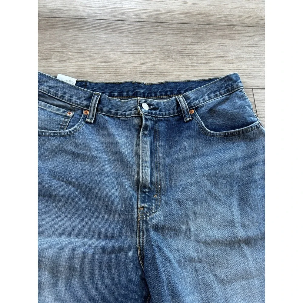 Levis Shorts Mens 36 569‎ Loose Straight Baggy Faded Comfort Casual Zip Y2K